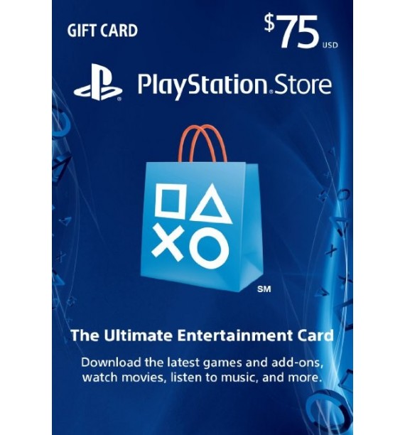 Tarjeta Psn Playstation Network Card $75 Usd Codigo Digital