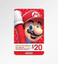 Tarjeta - Código - eShop - Nintendo 20 Dolares