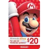 Tarjeta - Codigo - eShop - Nintendo eCash Gift Card $20 - Switch / Wii U / 3DS