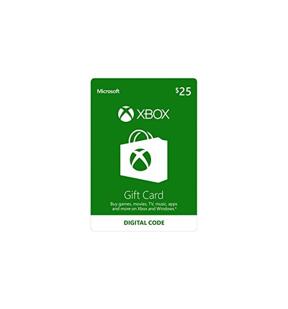 Tarjeta - Codigo - Xbox $25 Gift Card