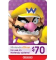 eCash - Nintendo eShop Gift Card $70 - Switch / Wii U / 3DS