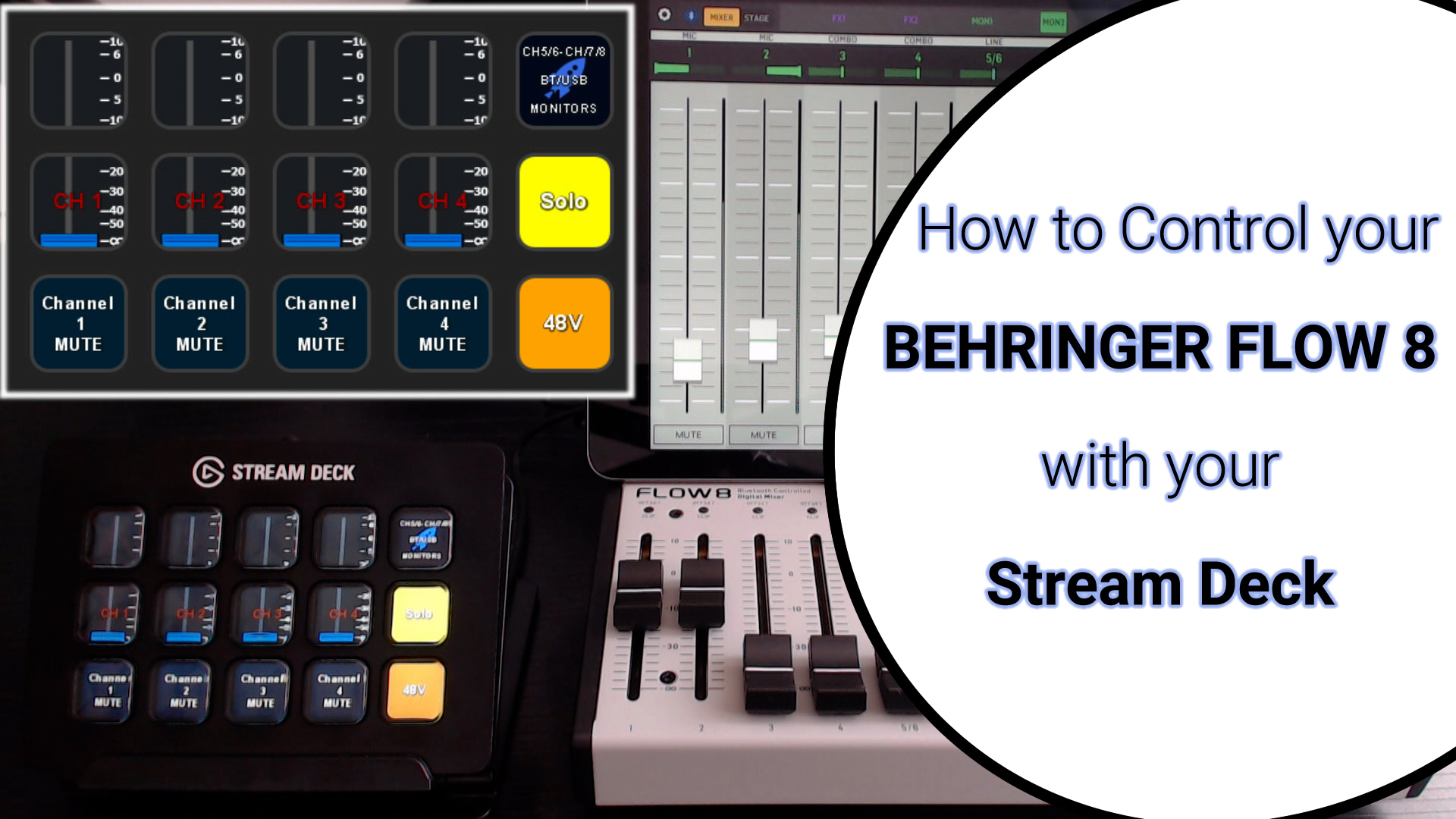 Control your Behringer Flow 8 With Stream Deck - Controla tu #behringe ...